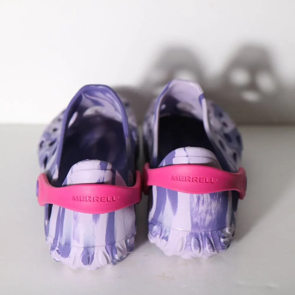 Merrell Kids Hydro Moc Sandal 5 Purple Pink Water Shoe Hiking Camping Walking